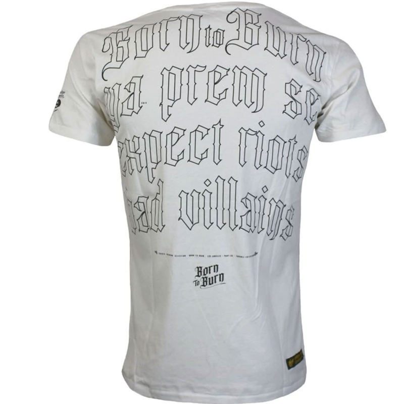 Yakuza Premium T-paita Born to Burn - Los Angeles valkoinen