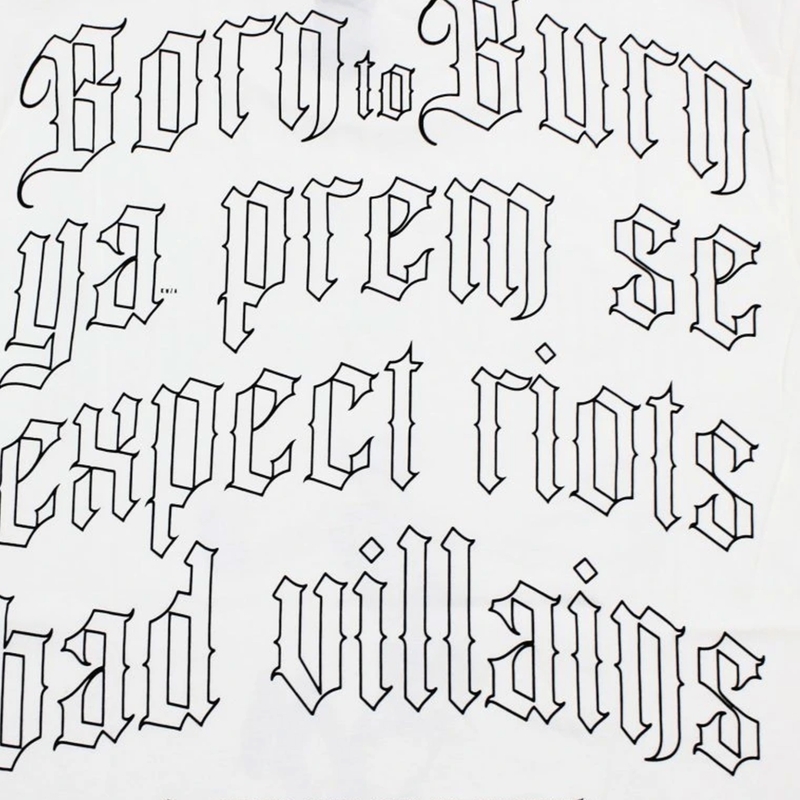 Yakuza Premium T-paita Born to Burn - Los Angeles valkoinen