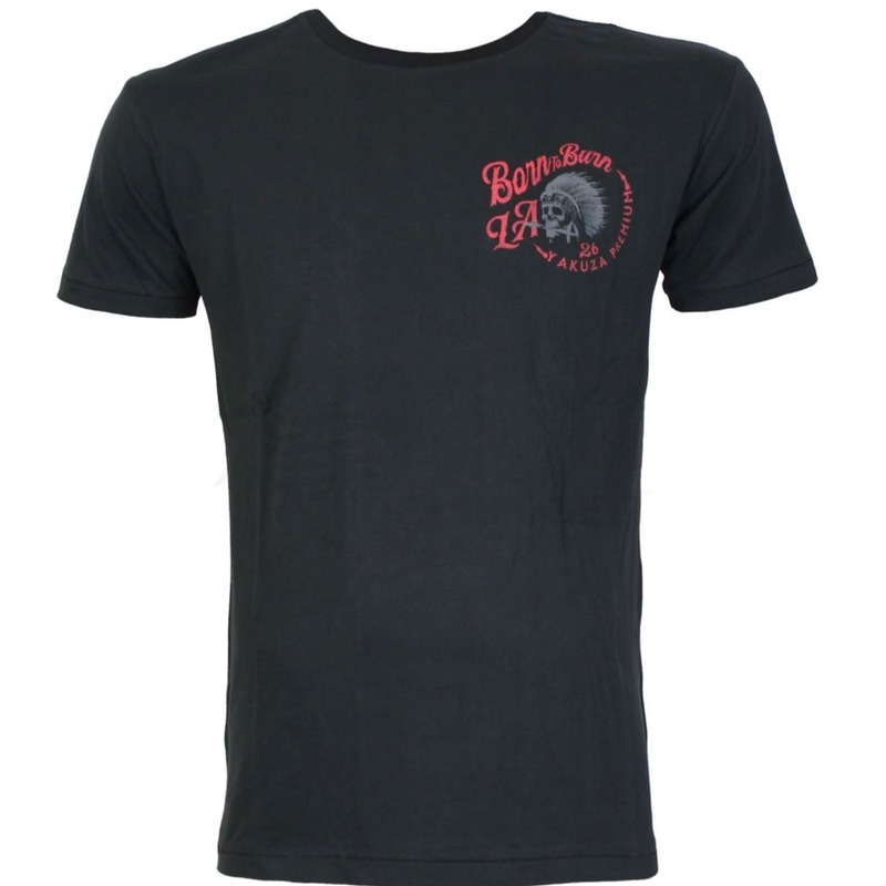 T-paita Yakuza Premium Rude and Rough - Los Angeles musta
