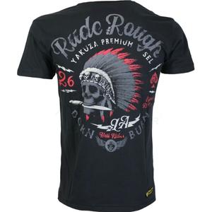 T-paita Yakuza Premium Rude and Rough - Los Angeles musta
