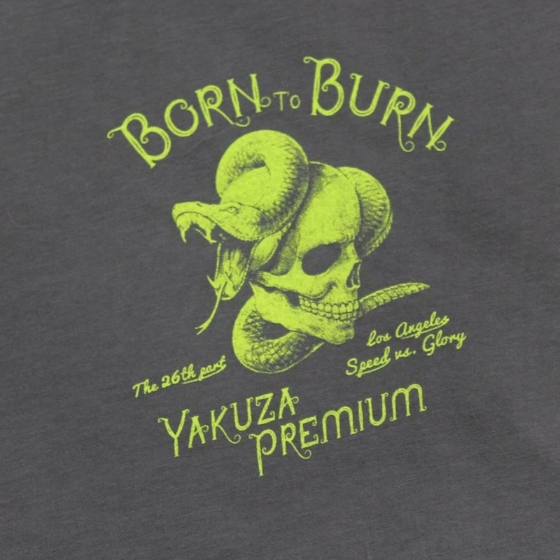 T-paita Yakuza Premium Speed ja Swashbuckler tumman harmaa