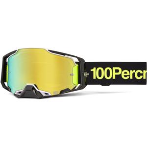 Motocross-lasit 100% Armega Orban kultaisella pleksillä varustettuna