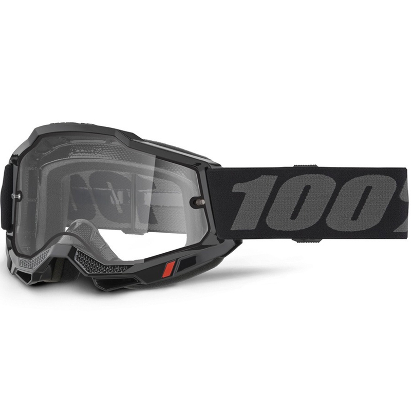 100% Accuri 2 Enduro motocrosslasit kirkkaalla pleksillä.