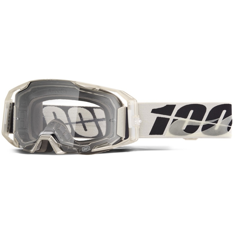 Motocross-lasit 100% ARmatic Pitch kirkkaalla pleksillä.
