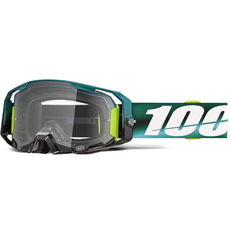 Motocross-lasit 100% ARmatic Polariteetti kirkkaalla pleksillä.