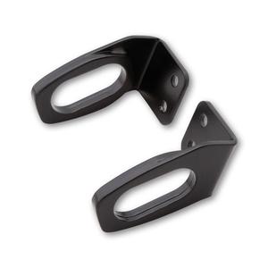 Pidike alkuperäisille LED-merkkivaloille Highsider Pro Honda moottoripyörän rekisterikilviin musta