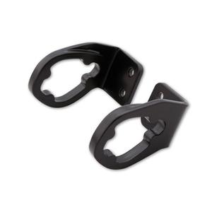 Pidike alkuperäisille LED-merkkivaloille Highsider Pro Ducatin numerokilville musta