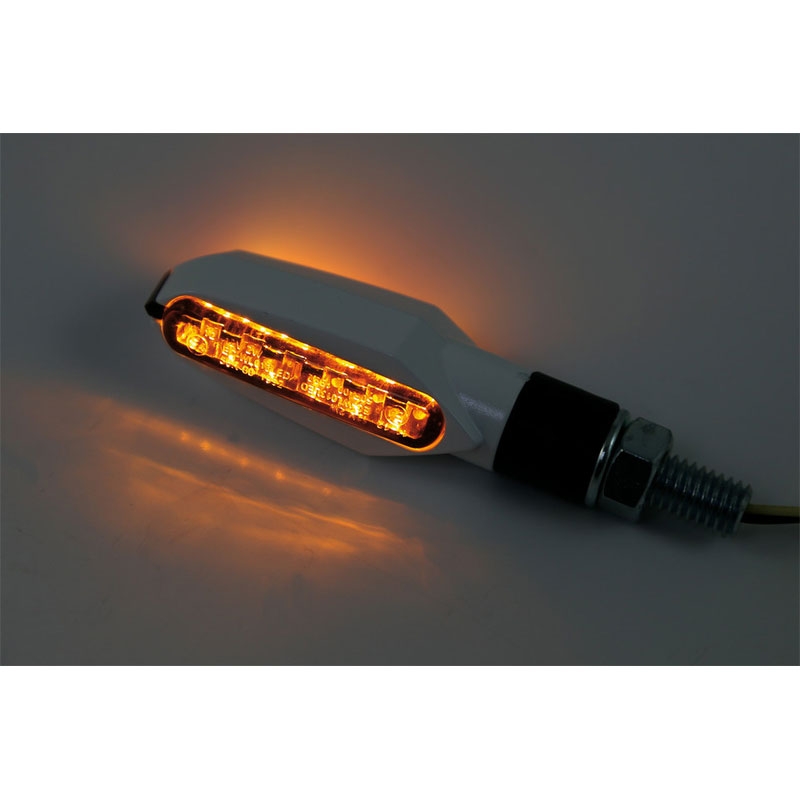 Highsider Smart Multiface LED moottoripyörän vilkut valkoinen