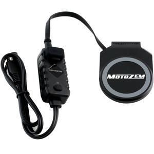 Latausmoduuli langattomalla latauksella MotoZem-pidikkeelle musta