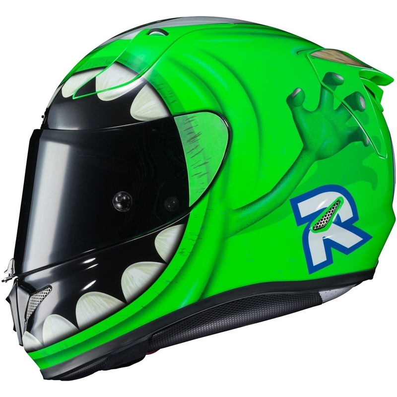 Integrální přilba na motorku HJC RPHA 11 Mike Wazowski Disney MC4 výprodej