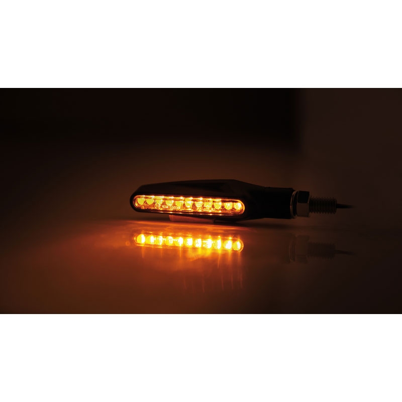 Highsider Smart Stix LED Musta moottoripyörän vilkut