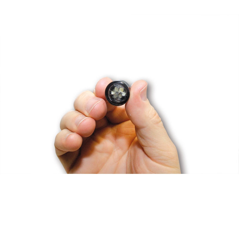 Highsider Smart Micro Pin Musta LED moottoripyörän vilkut