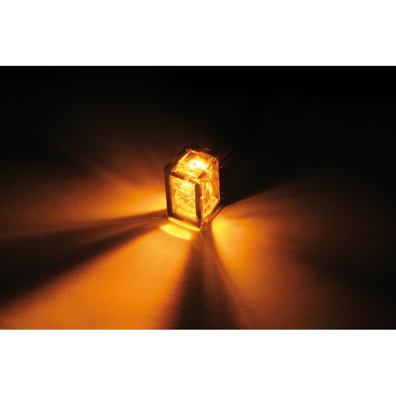 Highsider Smart Micro Cube-V LED Savunharmaa moottoripyörän vilkut