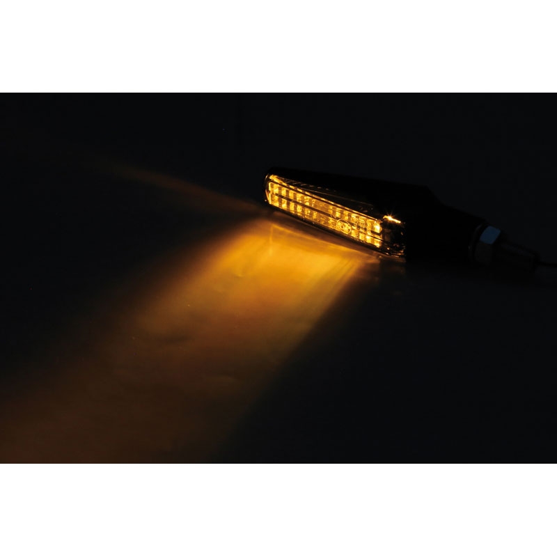 Highsider Smart Fineline LED moottoripyörän vilkut musta