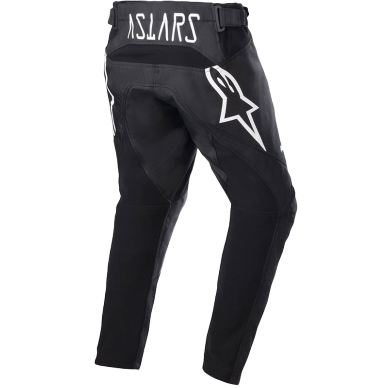 Dětské motokrosové kalhoty Alpinestars Racer Found Kids černo-bílé