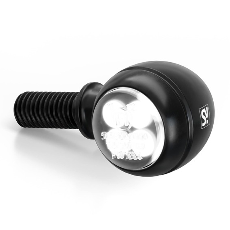 Highsider Smart Circula-S LED 2in1 Musta moottoripyörän vilkut