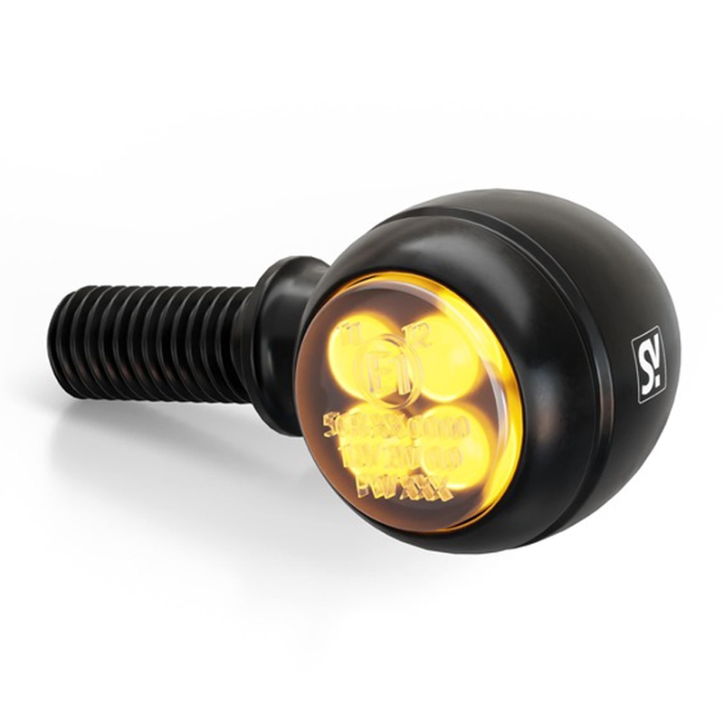 Highsider Smart Circula-S LED 2in1 Musta moottoripyörän vilkut