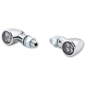 Highsider Smart Sixteen Bullet LED-moottoripyörän kromatut vilkut