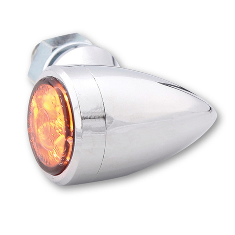Highsider Smart Sixteen Bullet LED-moottoripyörän kromatut vilkut