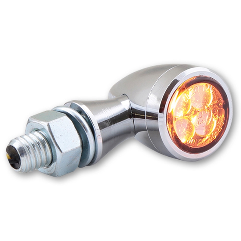 Highsider Smart Sixteen Bullet LED-moottoripyörän kromatut vilkut
