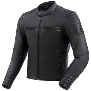 Rebelhorn Hunter II Musta nahkainen moottoripyörä takki