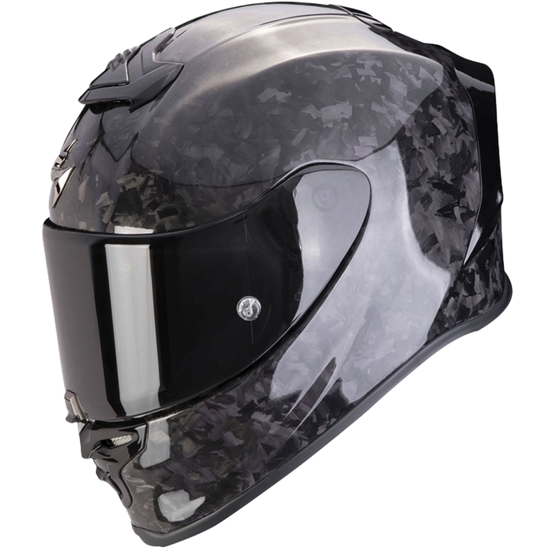 Integroitu moottoripyöräilykypärä Scorpion EXO-R1 EVO Carbon Air Onyx musta