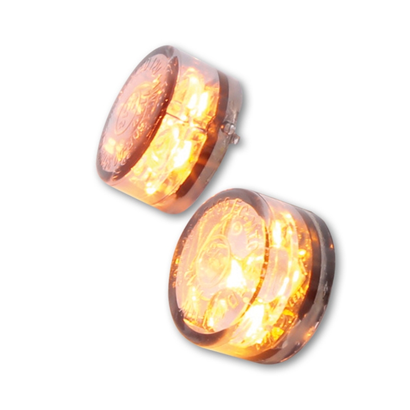 Highsider Smart Module kuusitoista LED 3in1 savunharmaa moottoripyörän kääntymisvalot
