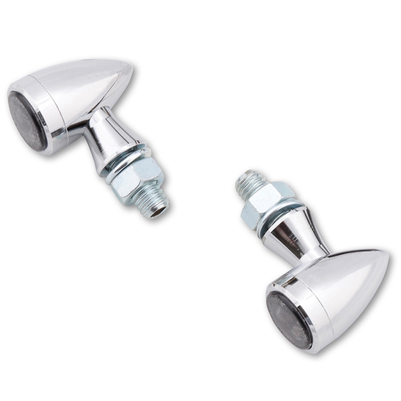 Highsider Smart Sixteen Bullet LED 3in1 kromi moottoripyörän vilkut