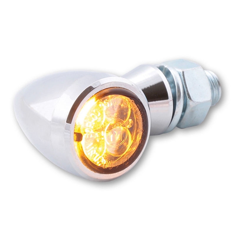 Highsider Smart Sixteen Bullet LED 3in1 kromi moottoripyörän vilkut