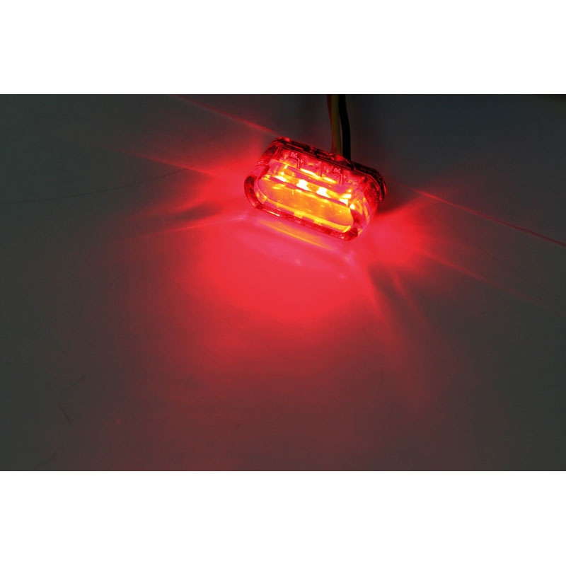Moottoripyörän takavalo Highsider Smart Module 1 LED punainen