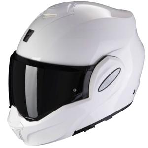 Scorpion EXO-TECH EVO valkoinen kiiltävä kippikypärä