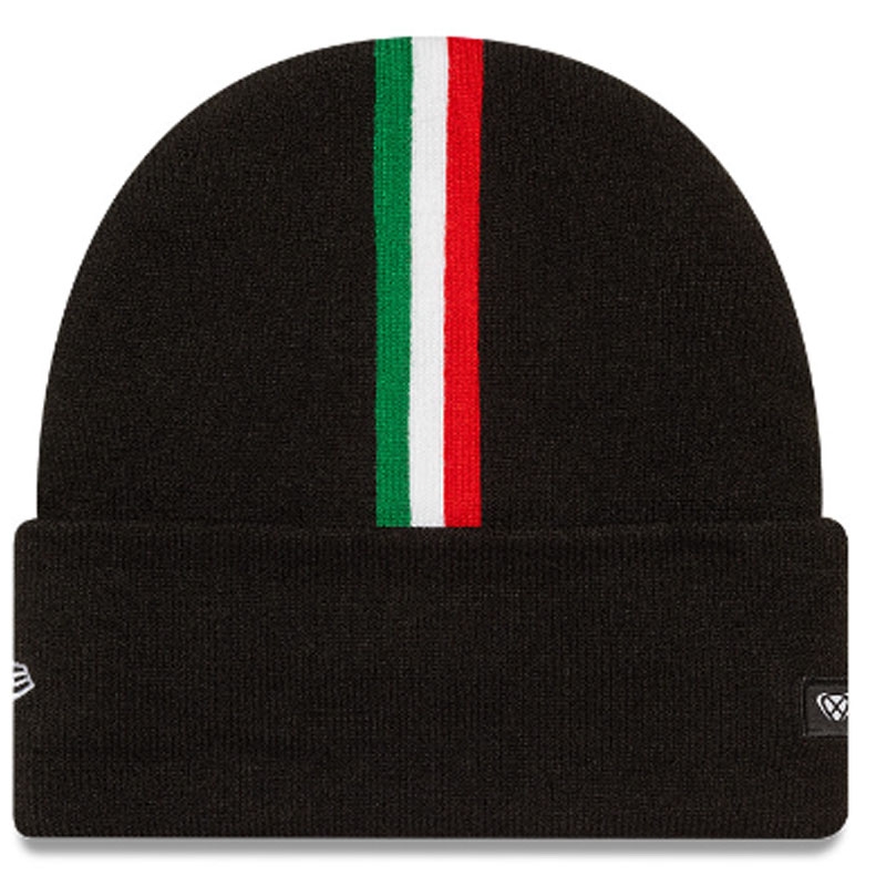 Team Wide Cuff Beanie Aprilia musta