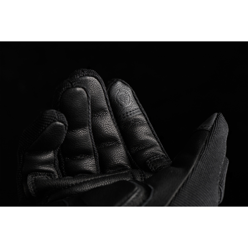 Moottoripyöräilykäsineet Furygan Jet D3O Evo musta ja sininen