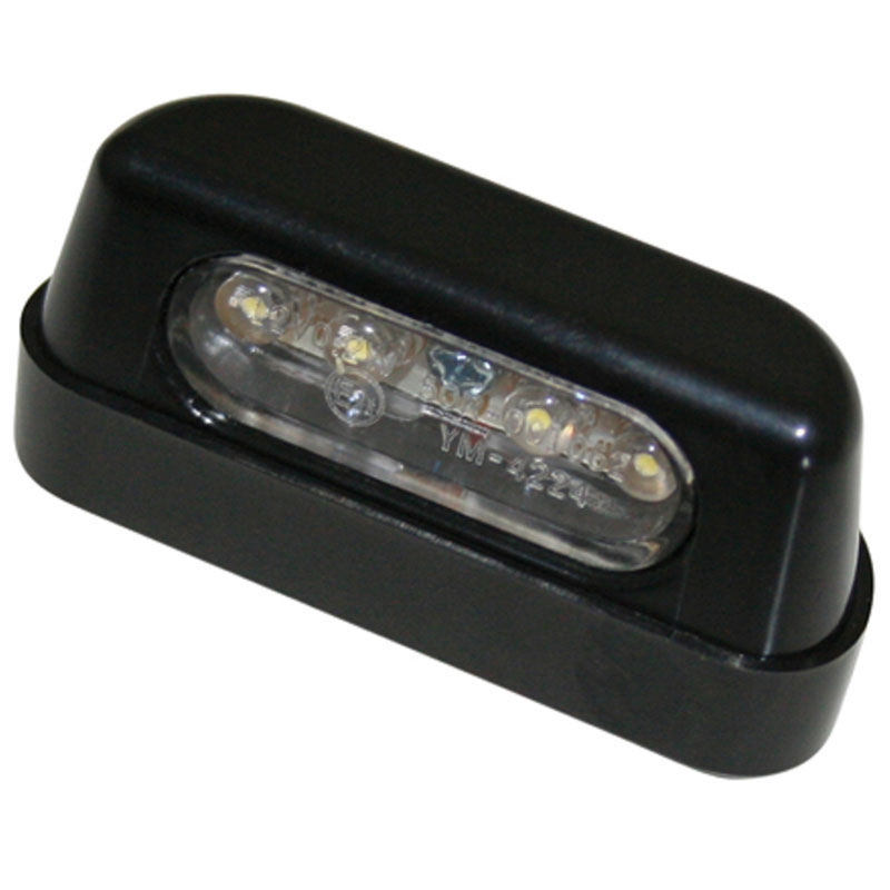 LED rekisterikilven valaistus Highsider Smart Plate Musta