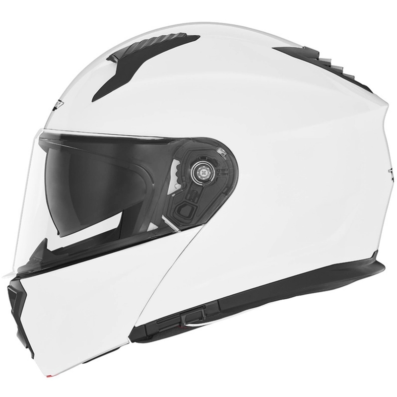 NOX N968 moottoripyöräilykypärä helmiäisvalkoinen