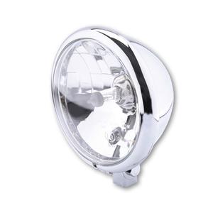 Highsider Smart Bates Style 5 3/4 tuuman ajovalo, jossa on kirkas lasi kromi