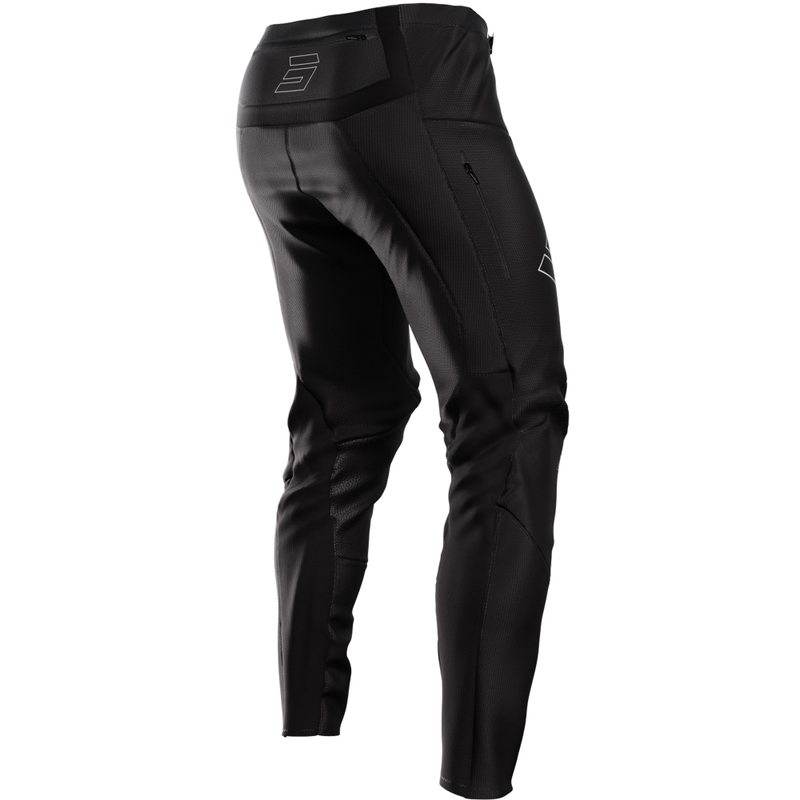 Motocross-housut Shot Contact Zip musta