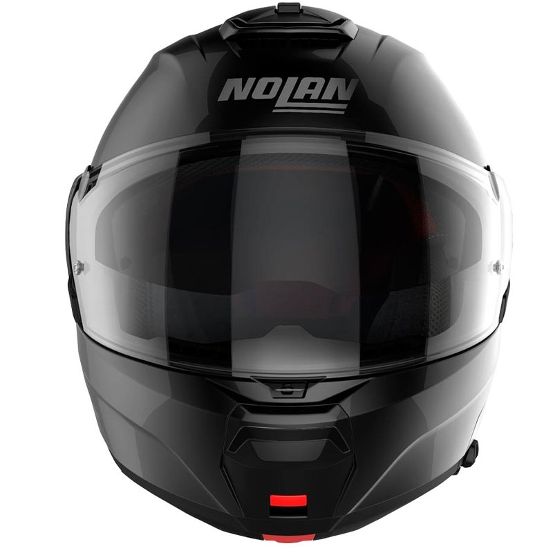 Nolan N100-6 Classic N-COM 3 musta flip-up moottoripyöräilykypärä