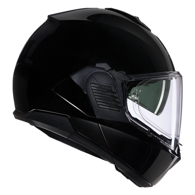 Nolan N120-1 Classico N-COM 301 avattava moottoripyöräkypärä musta