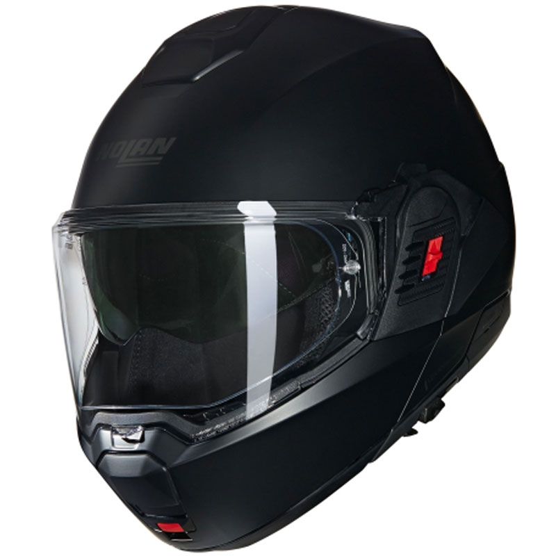 Nolan N120-1 Classico N-COM 302 mattamusta flip-up moottoripyöräilykypärä