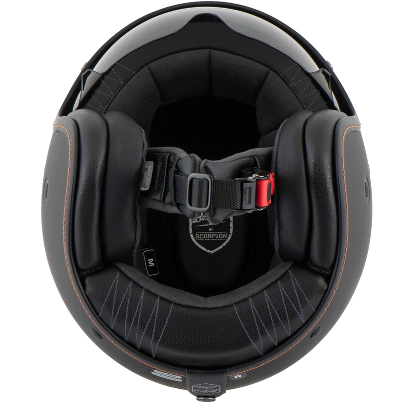 Avoin kypärä SCORPION BELFAST EVO Kiinteä musta mattamusta