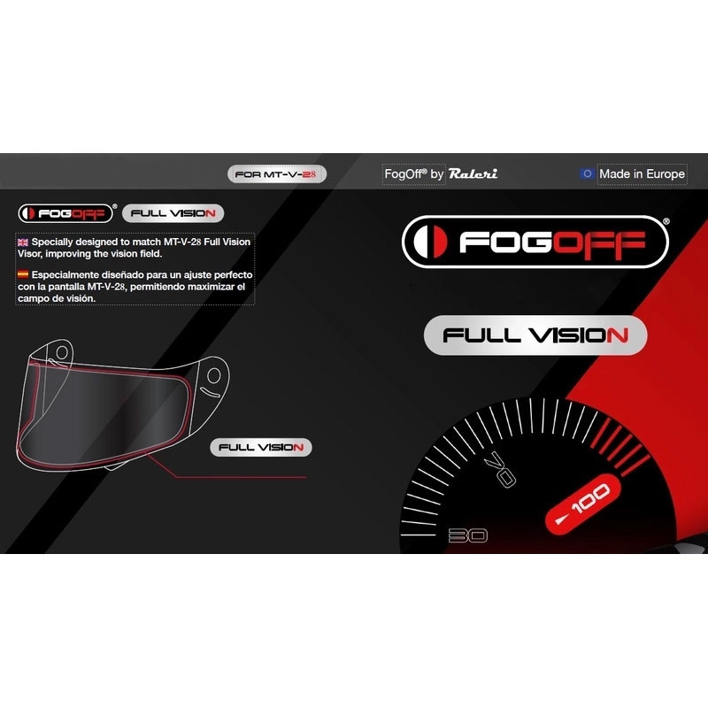 Huurtumisenestokalvo FOGOFF FOG010 MT-V-28 pleksille