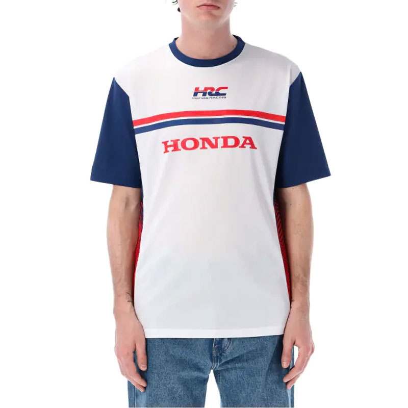 T-paita Honda HRC Tekninen kangas valkoinen
