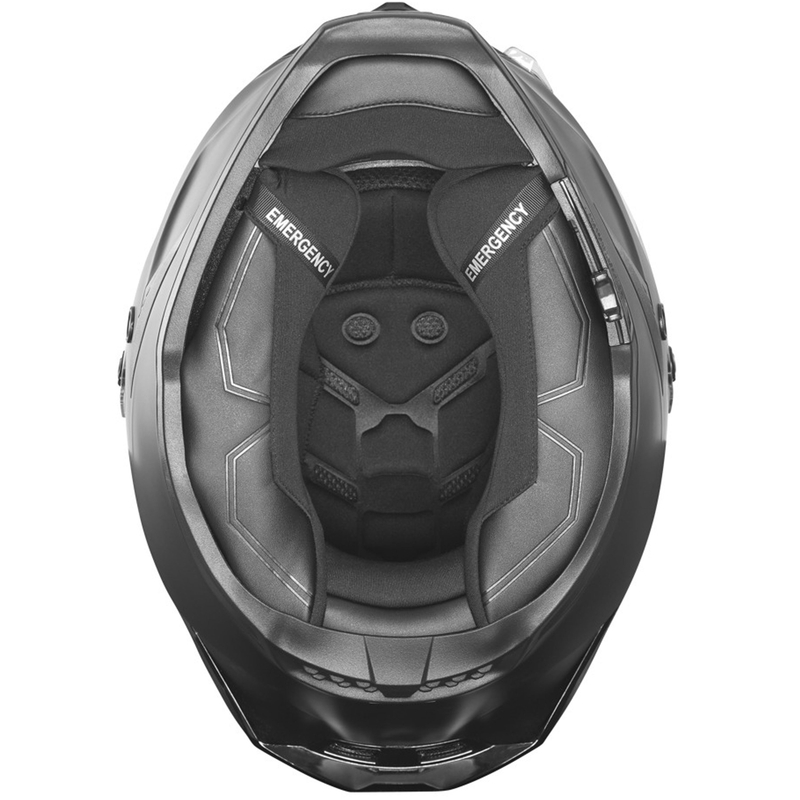 Integroitu moottoripyöräilykypärä NOX Exlusiv Goliath mattamusta