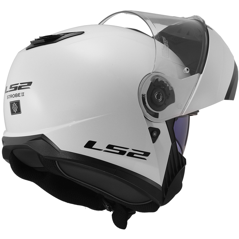 Kypärä LS2 FF908 Strobe II valkoinen kiiltävä valkoinen kiiltävä