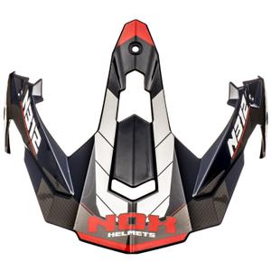 Moottoripyöräilykypärän visiiri NOX N312 Vapor valkoinen-sininen-punainen