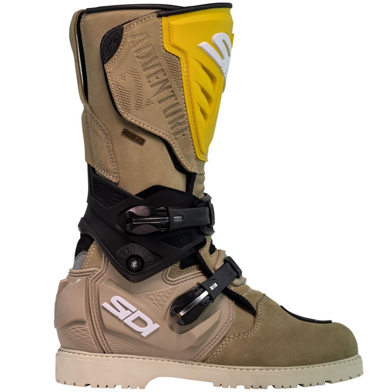 SiDi Adventure Gore-Tex 2 moottoripyöräsaappaat hiekanvärinen okranvärinen