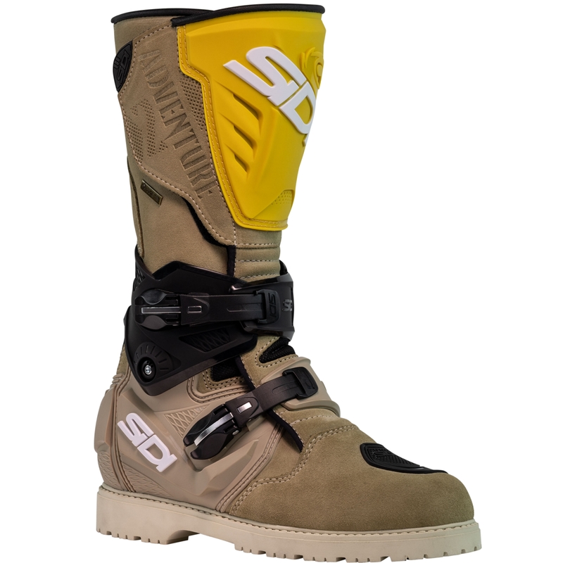 SiDi Adventure Gore-Tex 2 moottoripyöräsaappaat hiekanvärinen okranvärinen