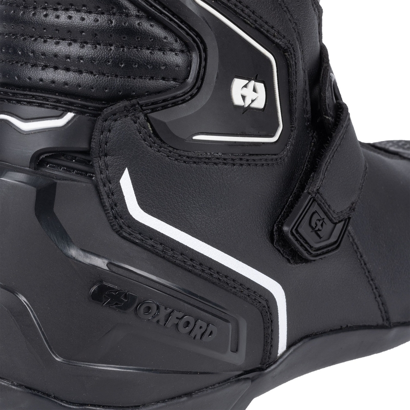 Oxford Omega Air Air Short Musta Moottoripyöräsaappaat