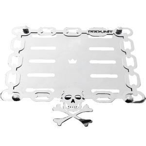 Nerezová podložka pod PL SPZ Skull